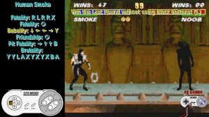 Ultimate Mortal Kombat 3 - SNES - Human Smoke