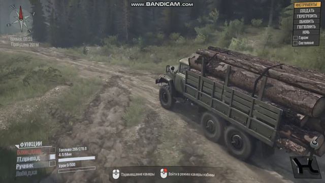 Spintires MudRunner Звук ЗИЛ-131(SOUND ZIL-131) смотреть онлайн