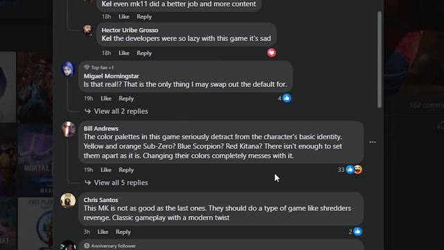 Tekken 8 customization vs Mortal Kombat1. NRS/Mk1 post video bragging about Peacemaker Palettes. смотреть онлайн