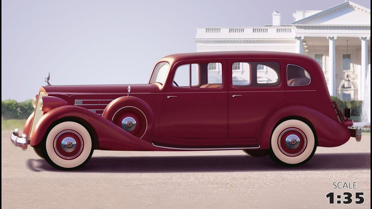 Обзор Packard Twelve 1408 Series - сборная пластиковая модель от ICM в масштабе 1/35