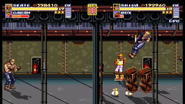 Streets Of Rage Remake Skate & Shiva Playthrough