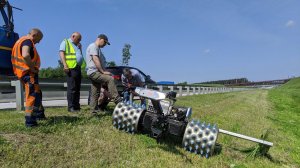 Косилка для склонов Brielmaier на трассе М-11