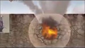 Как зрывается фугасный снаряд. World of tanks.