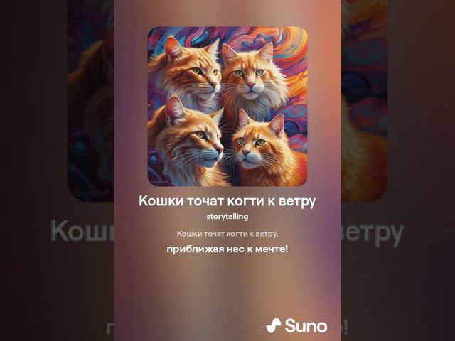 Кошки точат когти к ветру (стихи Renny)