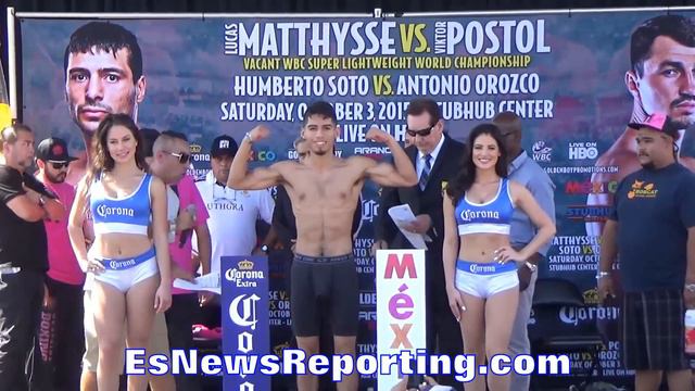 Lucas Matthysse vs Viktor Postol WEIGH INS - EsNews Boxing смотреть онлайн