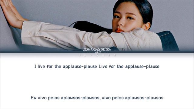 JEONGYEON (유정연) 'Applause' (LADY GAGA COVER) | Legendado/Tradução (Color Coded Lyrics ENG/PT-BR)