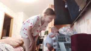 Vlog/теперь снимаю Реборна/укладываю спать