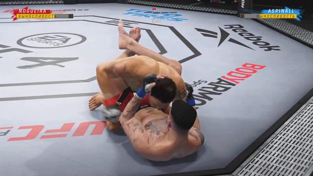UFC4 PS5 Antonio Minotauro Nugeiro vs Tom Aspinall rematch 2 по просьбе зрителя😉