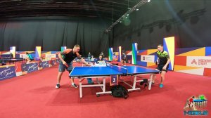 Мошков Никита (1552) - Александр Макаров. Народные игры Лужники. Декабрь 2021. Настольный теннис.