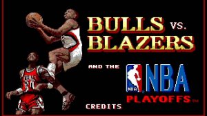 Bulls vs Blazers and the NBA Playoffs | Sega Mega Drive (Genesis). #sega