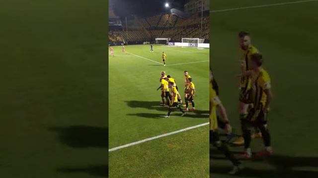 ABOUBAKAR KAMARA FIRST GOAL WITH ARIS