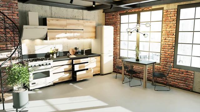 Кухонный гарнитур "Берген" смотреть онлайн