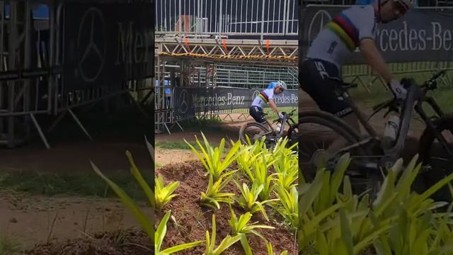 Nino Schurter crash petropolis - Mountain Bike World Cup .Nino cai em Petrópolis e acena para galer