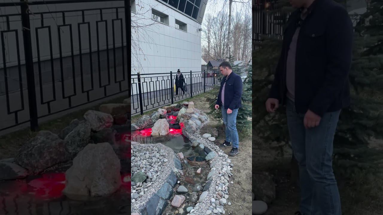 Этапы строительства декоративного пруда (финал)