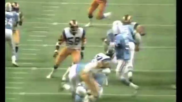 Houston Oilers - Earl Campbell runs over Rams (Original Commentary) смотреть онлайн