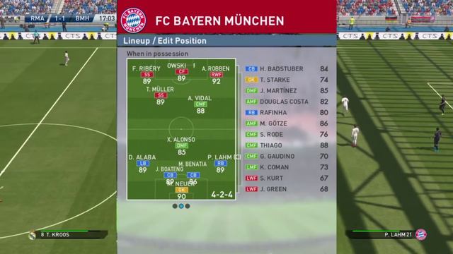 PES 2016 Bayern Munich My Best Formation & Tactics смотреть онлайн