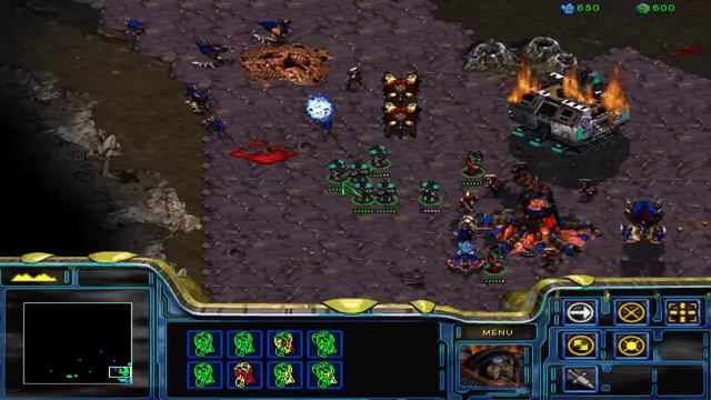 Let's Play Starcraft Retribution Part 2: The heat of battle + The Zerg Cave смотреть онлайн