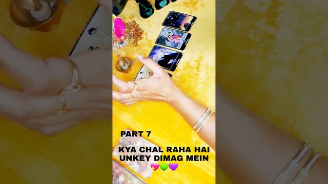 KYA CHALTA RAHA HAI UNKEY DIMAG MEIN #tarot  #love #partner #timeless #collective #trending 💞💚💖