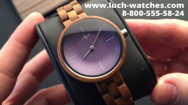 Обзор часов Луч 440180559 деревянная коллекция смотреть онлайн