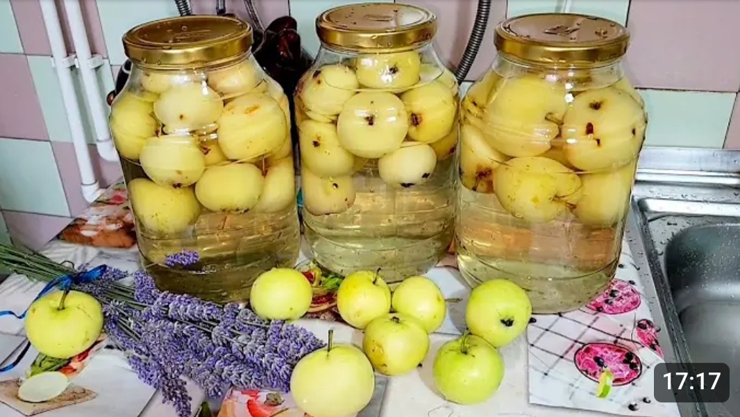 ЯБЛОЧНЫЙ КОМПОТ НА ЗИМУ.???