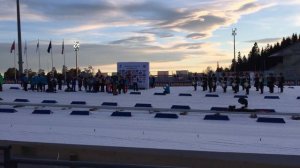 Биатлон Норвегия Холменколлен Кубок мира  спринт мужчины награждение Йоханнес Бё  Фуркад Шипулин