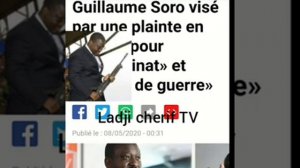 La plainte contre soro GUILLAUME à Paris