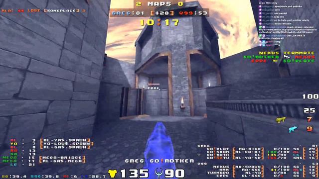 [ENG] GREG OGRODY VS QUADRONAUTS DIV 2 MAP 3 STRONGHOLD TDM QW QLAN WARS 4 [ 2023 ] смотреть онлайн