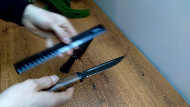 Шикарный якутский нож с односторонней заточкой