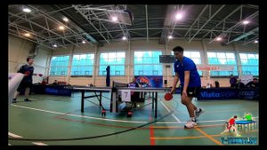 Лебедев Богдан 820рттф - Кабрера Даниэль 716рттф. Боровск май 2023. Настольный теннис.