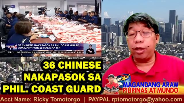36 CHINESE, NAKAPASOK SA PHIL. COAST GUARD смотреть онлайн