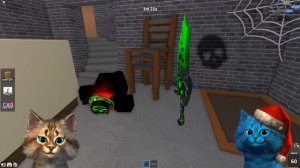 ЭТОТ КОТ ПРЕДАТЕЛЬ  ROBLOX Murder Mystery Весёлый Кот и КОТЁНОК ЛАЙК