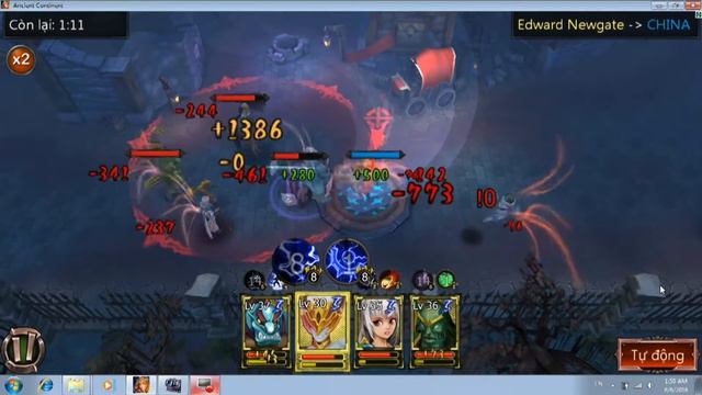 [AncientContinent.Com] Hướng dẫn PK team phép cao cấp Chim, Ida, Kyle [Edward Newgate vs China]