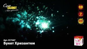 Салют "Букет хризантем" 0.8"х49, арт. СС7267
Салютыч