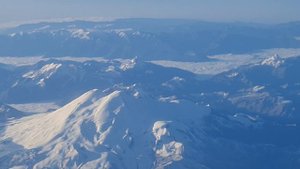 Гора Эльбрус с высоты