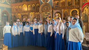 Любительский хор храма Казанской ( Песчанской) иконы Божией Матери! Тропарь Оптинским Старцам!