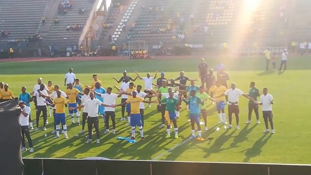 #TKO2019 Mamelodi Sundowns 5 - 0 Amazulu (Fans + Team Celebrating: We Love You) смотреть онлайн