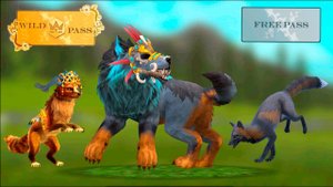 21 уровень WildPass! Забираем оттенки на лисичку и скин на волка WildCraft