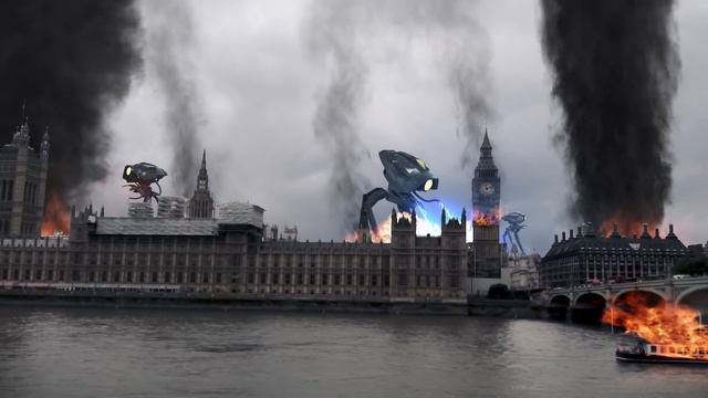 War of the Worlds - Alien Tripods Over London смотреть онлайн