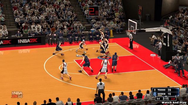 Touou VS Seirin - NBA 2K14 MOD | Kuroko No Basuke