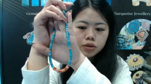 20240919-06 100% natural Turquoise Rondelle beads & Turquoise Abacus Beads