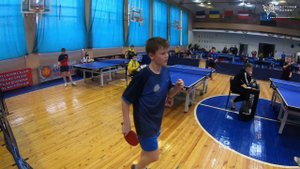 Цыганков Егор и Толкушкин Василий. Турнир памяти А.Кондратьева. Подольск21. Настольный теннис дети.