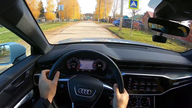 2019 Audi A6 3.0L 55 TFSI Quattro S-tronic Тест-Драйв.