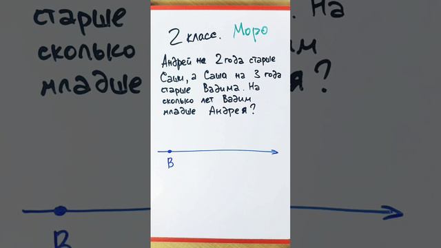 Задача для второго класса. Сможешь решить так, чтобы понял ребенок?