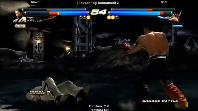 Pub Brawl 2 - TTT2 - Nimra (Hwoarang/Baek) vs LOC (Feng/Hwoarang and Jin) смотреть онлайн