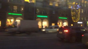 Москва, автобус 101, участок Манежная площадь - Тверская Застава