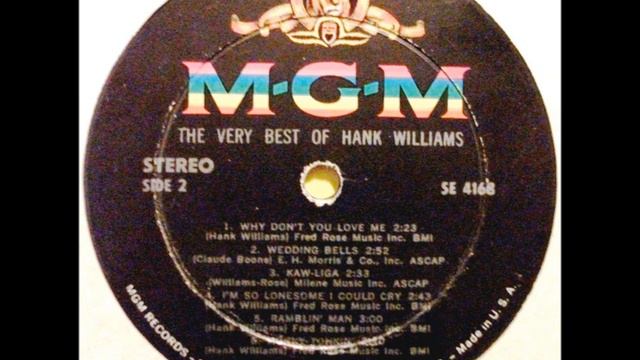 Honky Tonkin' , Hank Williams , 1948 Vinyl смотреть онлайн