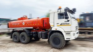 Автотопливозаправщик АТЗ-11 для ГСМ на шасси Камаз 43118 со спальным местом