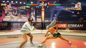 ladies fighting in the arena tekken 7 Anna vs Lili