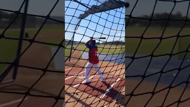 Rafael Devers en BP para el WBC