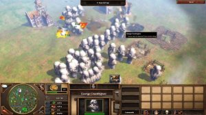 Age of Empires III: Gorge Crushington War  | Destroying Enemy Base | Gameplay - PC (HD)